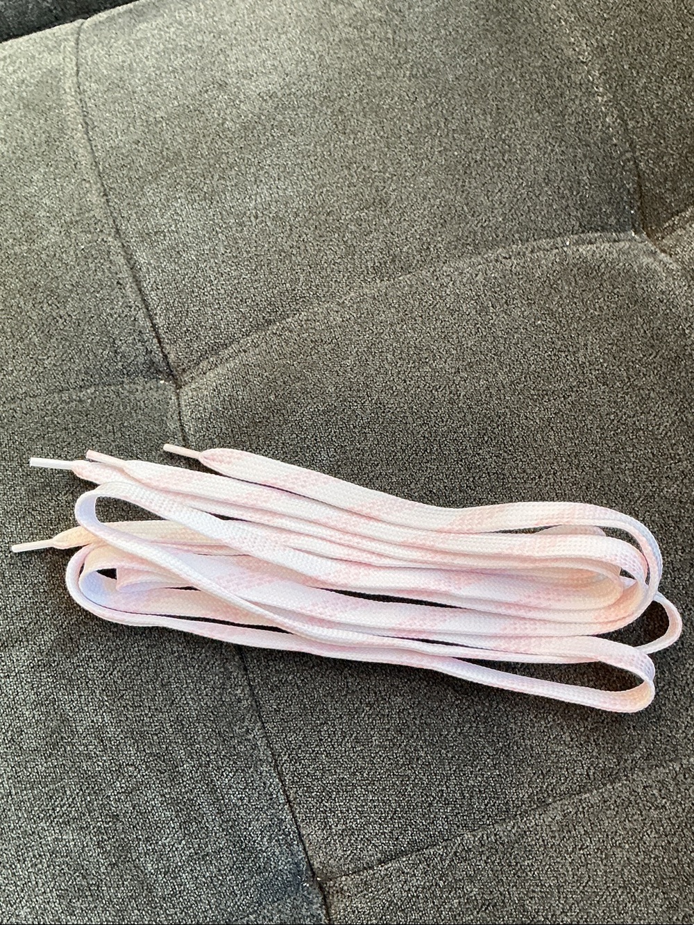Alexander McQueen Pale Pink Flat Shoelaces